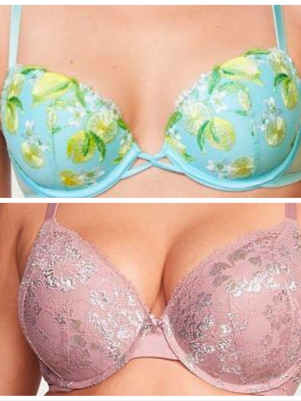 Victoria Secret Blush Bra Bundle 38C